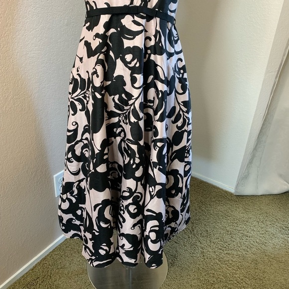 Taylor Blush Pink And Black Size 6 Dress - Picture 5 of 8